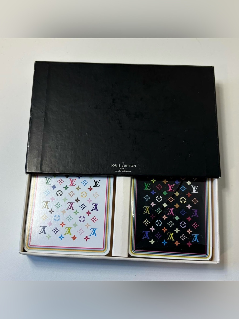 Louis Vuitton x Takashi Murakami Monogram Multicolore Playing Card Set
